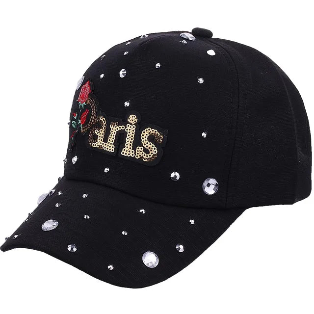 Rose-Style Casual Snapback Baseball Cap