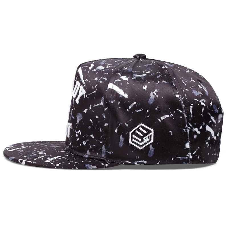 Embroidered Hip-Hop Snapback Trucker Cap