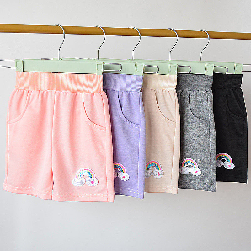 Girls' Cotton Capri Sport Pants