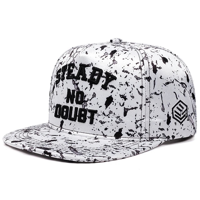 Embroidered Hip-Hop Snapback Trucker Cap