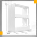 Pull-Out Rotating Kitchen Spice Organizer Rack