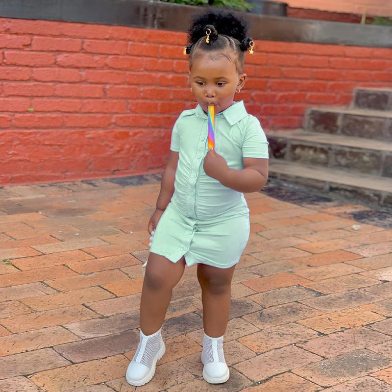 Children's New Girls Dress Ins Spring Fashion Dress