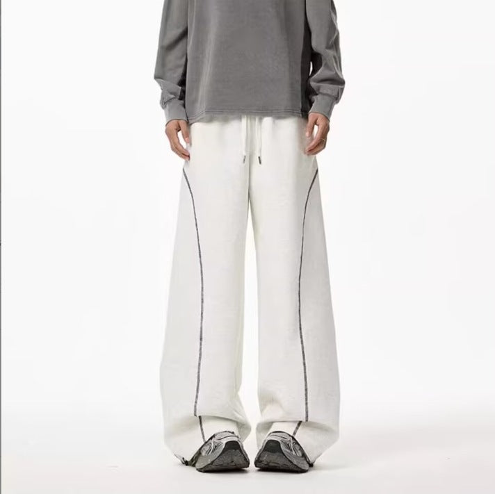 Men's Wide-Leg Casual Loose-Fit Pants