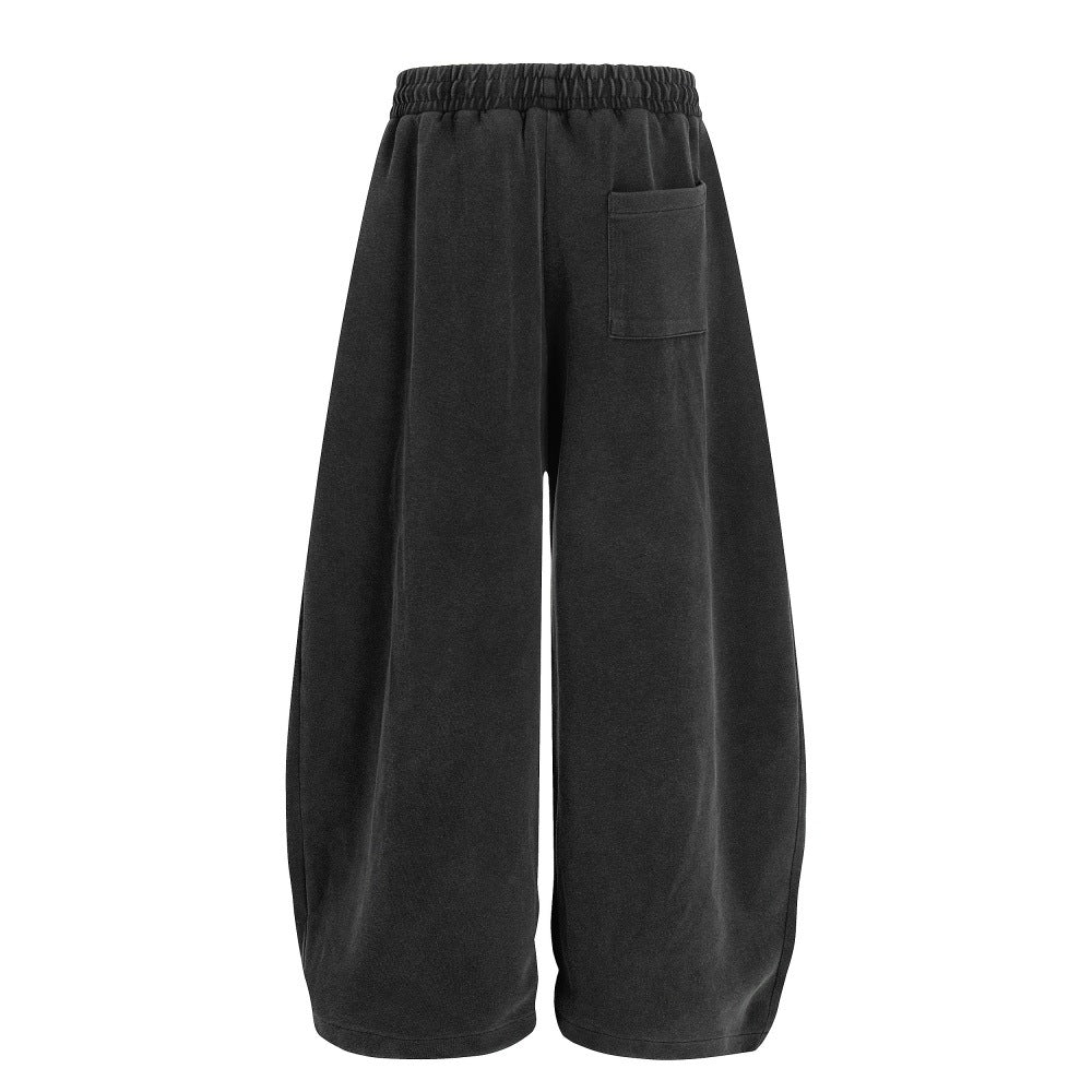 Men's Letter-Print Pocket Sweatpants