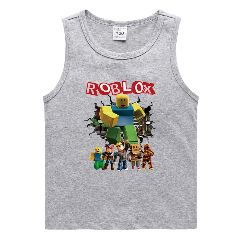Sports boy sleeveless sweatshirt