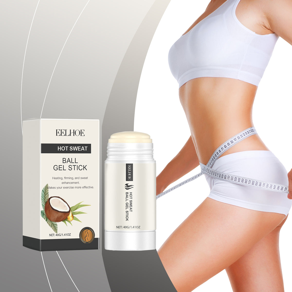 EELHOE Body Care Stick Body Skin Moisturizing Care Massage Moisturizing Body Care Stick