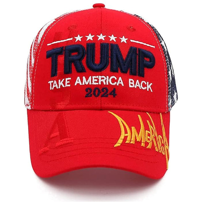 Trump Embroidered Cotton Baseball Cap