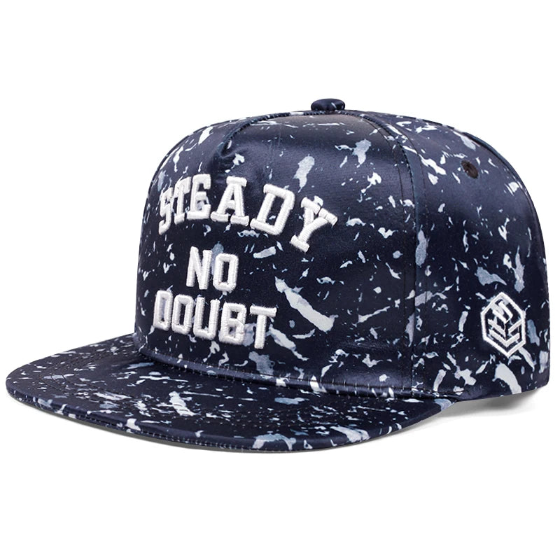 Embroidered Hip-Hop Snapback Trucker Cap