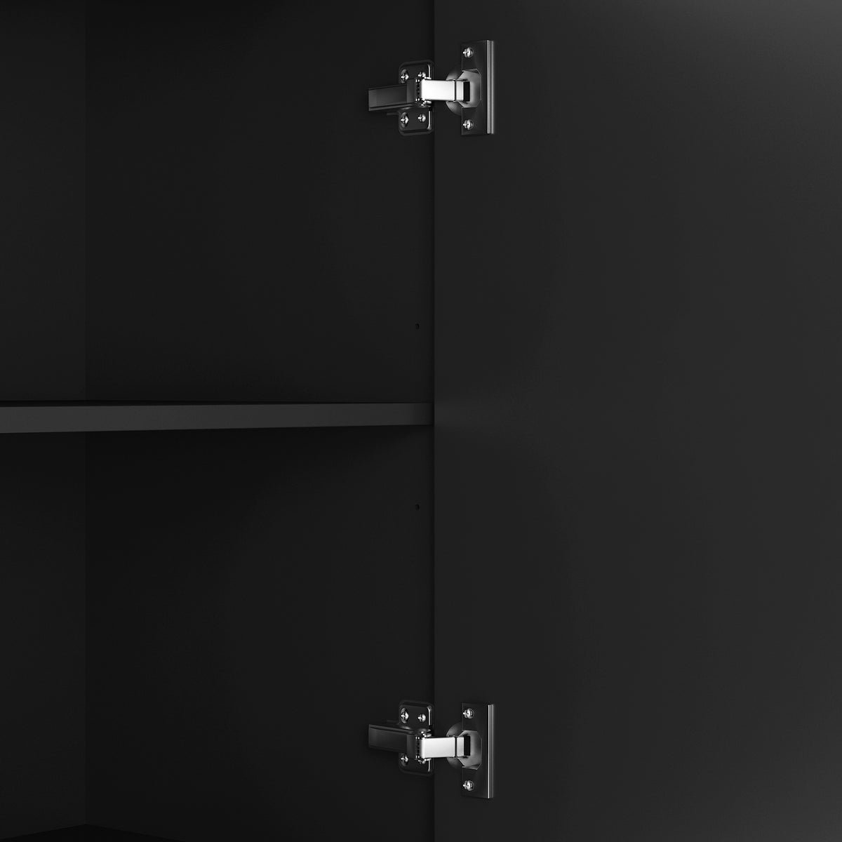 Black Kitchen Sideboard Buffet & Coffee Bar Cabinet