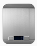 5 kg Digital Stainless-Steel Kitchen Scale – Silver