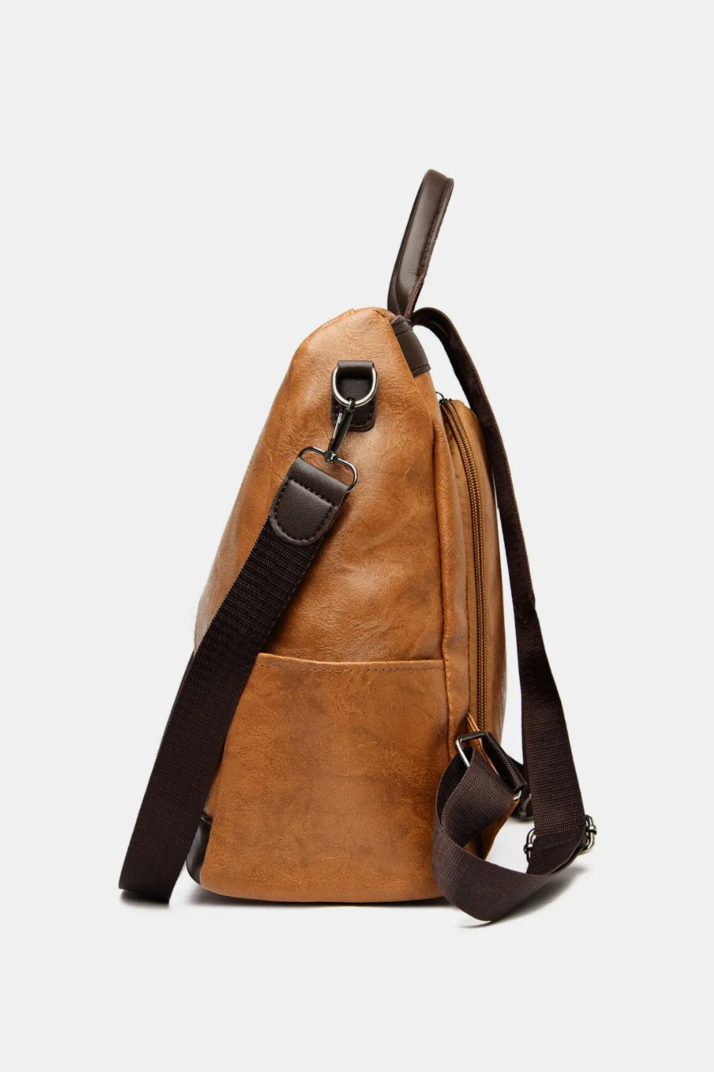 PU Leather Travel Backpack
