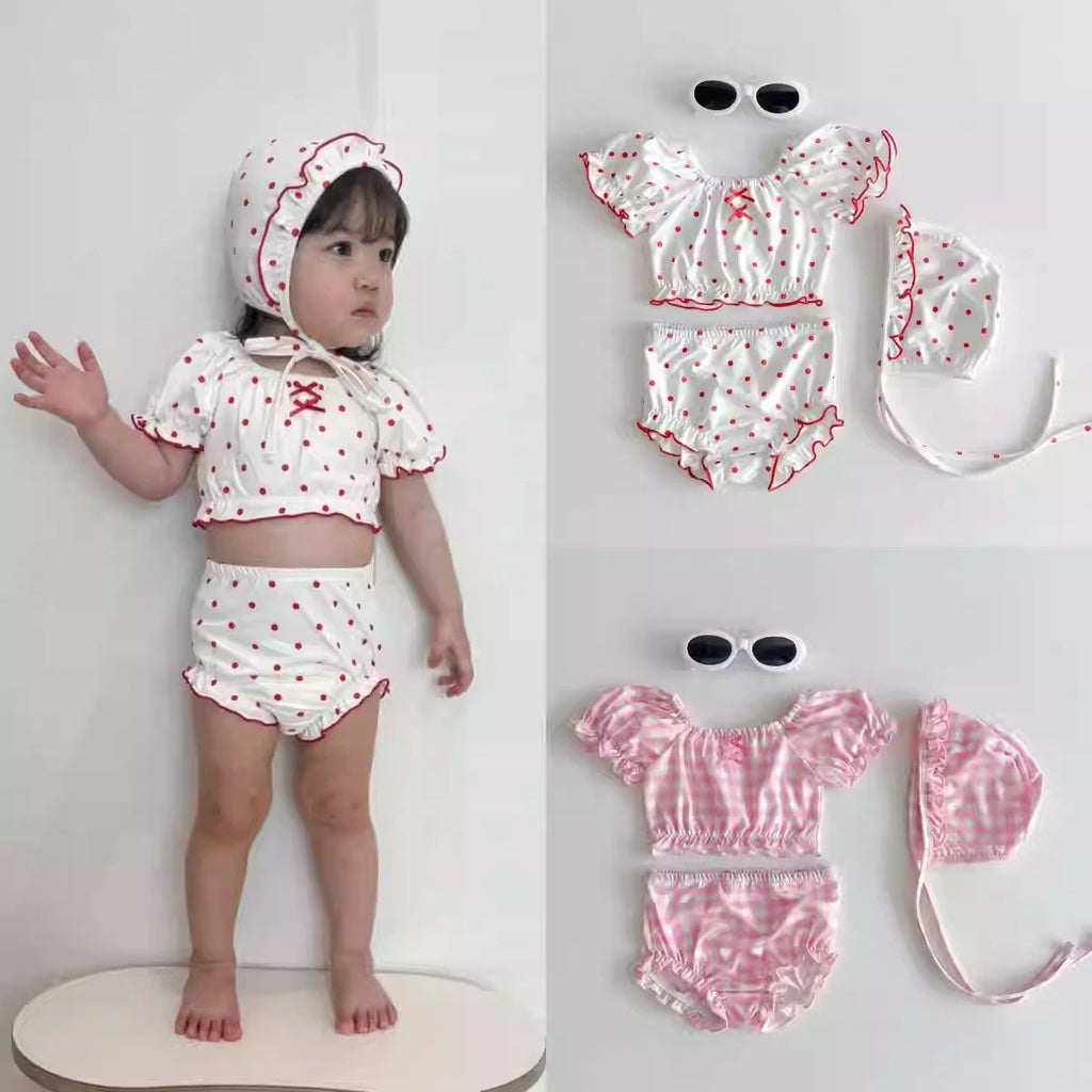 Toddler Short-Sleeve Two-Piece Swim Set