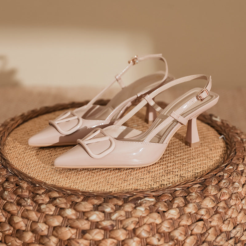 High-heeled Shoes for Women with Thin Heels, Fashionable Dress Shoes, Sandals for Women, Stylish Huizhou Women's Shoes
