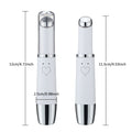 USB Heated Vibrating Eye Massage Wand with Red/Blue Light