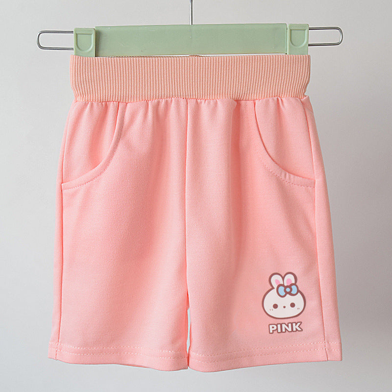 Girls' Cotton Mid-Length Sport Shorts eprolo