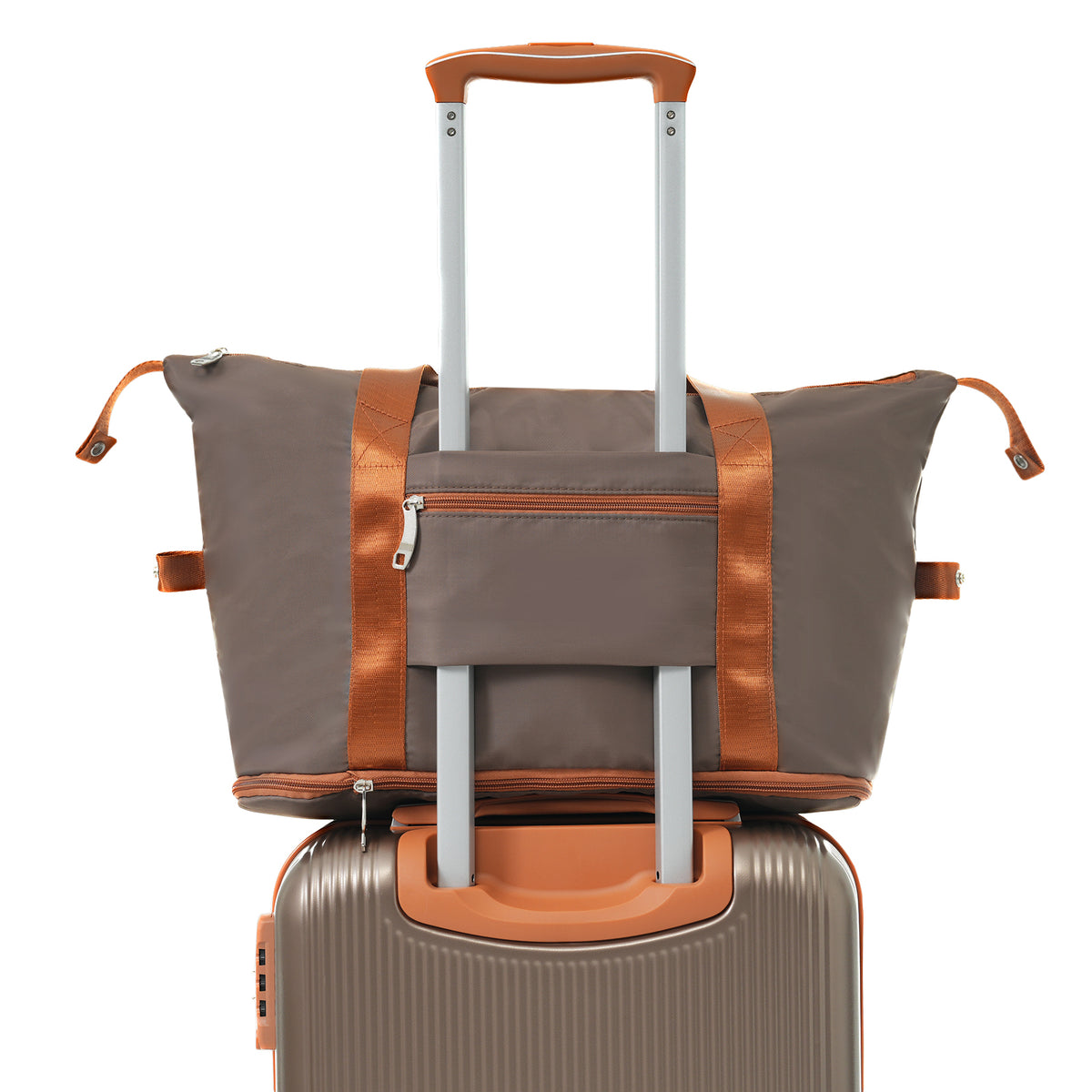 3-Piece Hardshell Spinner Luggage Set with TSA Lock – Copper