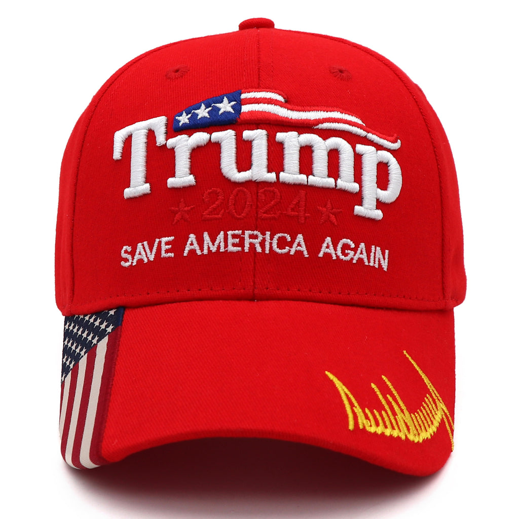Trump Embroidered Cotton Baseball Cap