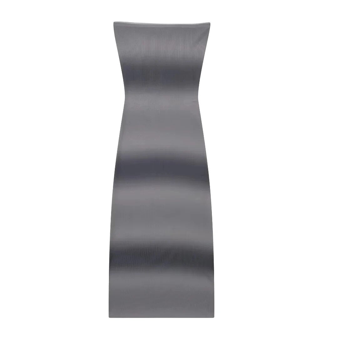 Grey print women's dress