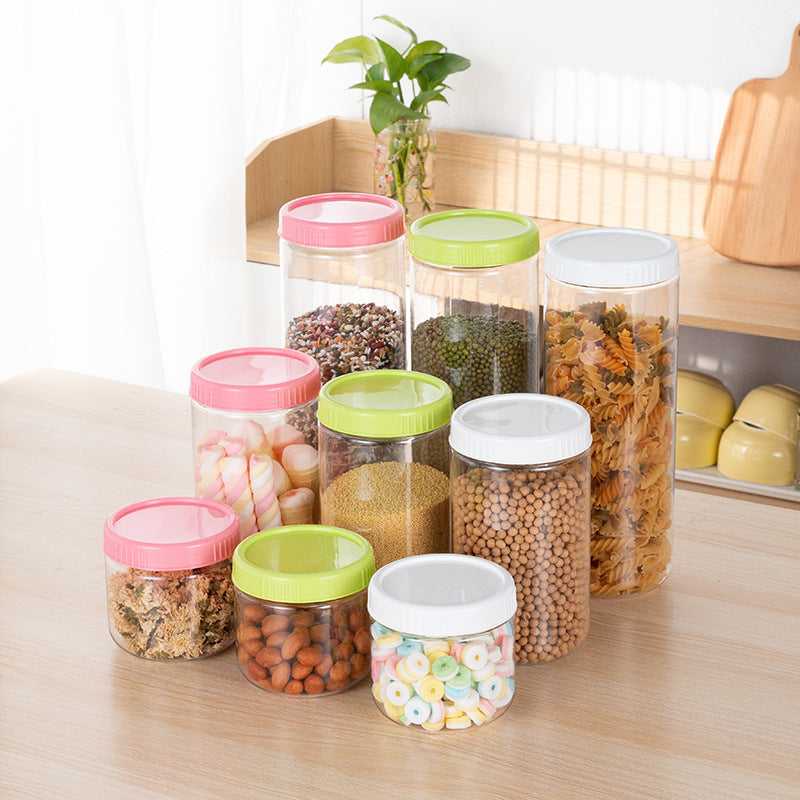 Round Sealed Grain Storage Containers – 500 ml to 1.6 L