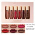 HANDAIYAN 6 Matte Rose Lip Gloss Liquid Lipsticks Are Not Easy To Stain The Cup Is Not Easy To Fade Matte Lip Gloss Set Cosmetics