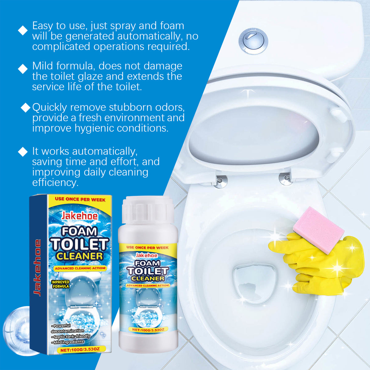 Foaming Toilet Bowl Descaling Cleaner