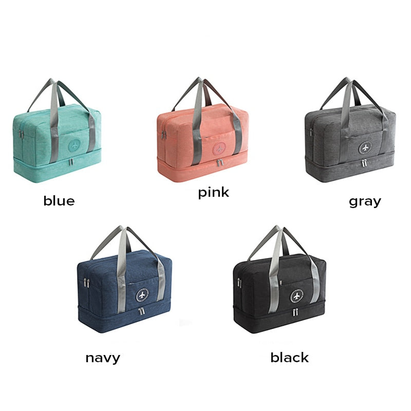 Waterproof Dry/Wet Separation Travel Duffel Bag