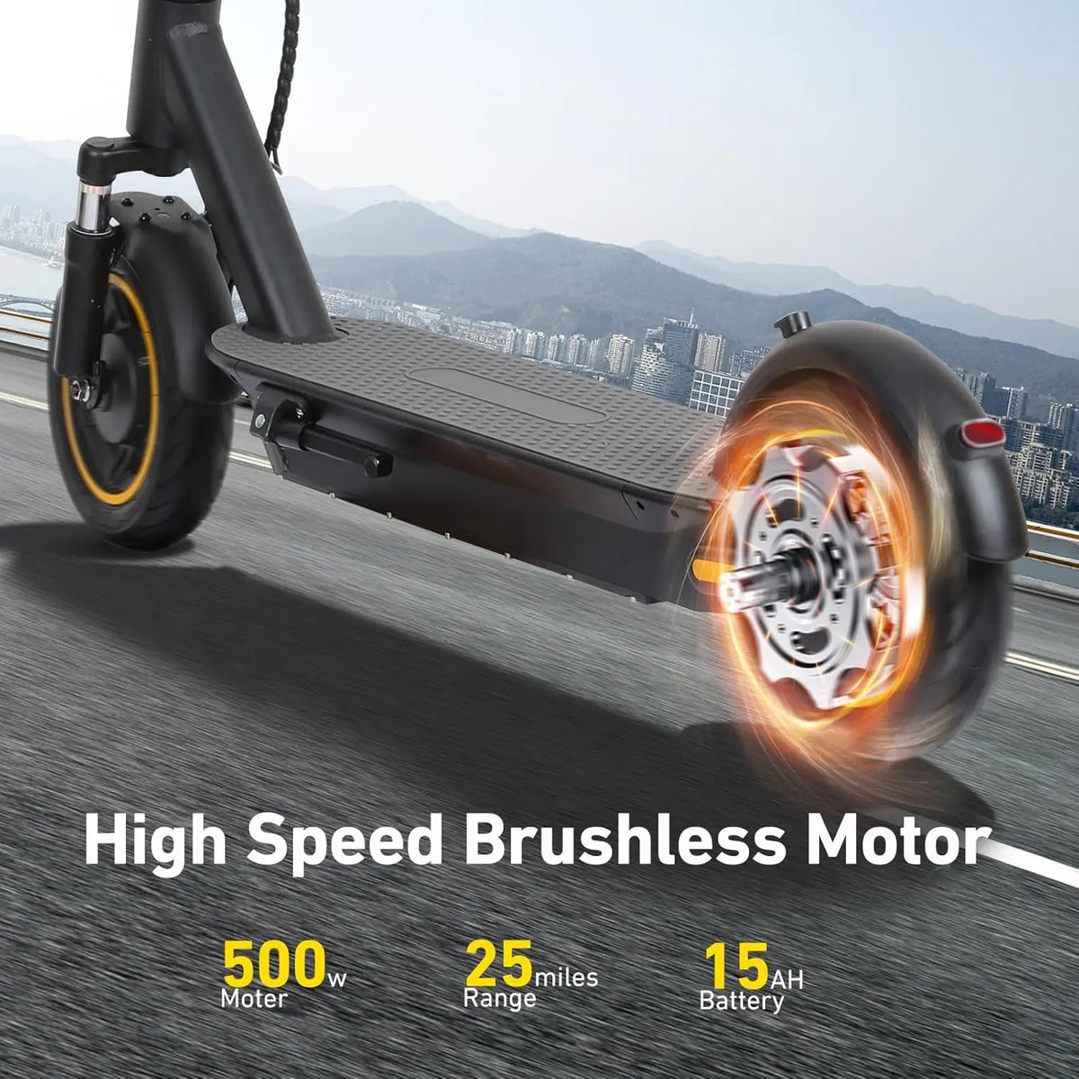 500W 36V Off-Road Foldable Electric Scooter