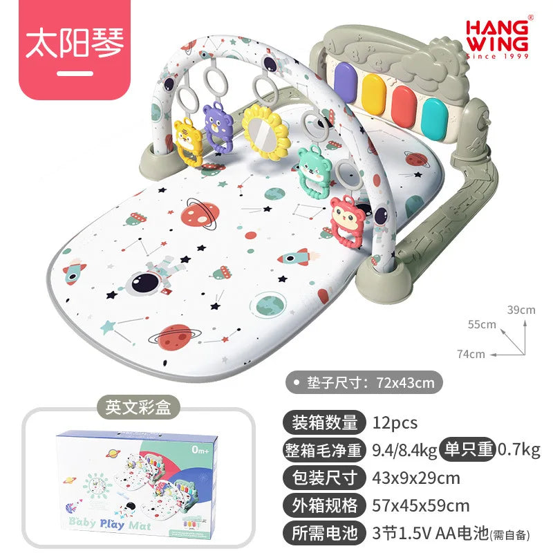 2025 New Baby Music Play Mat Puzzle Carpet Piano Keyboard Infant Playmat Early Education Gym Crawling Game Pad Toy Picnic