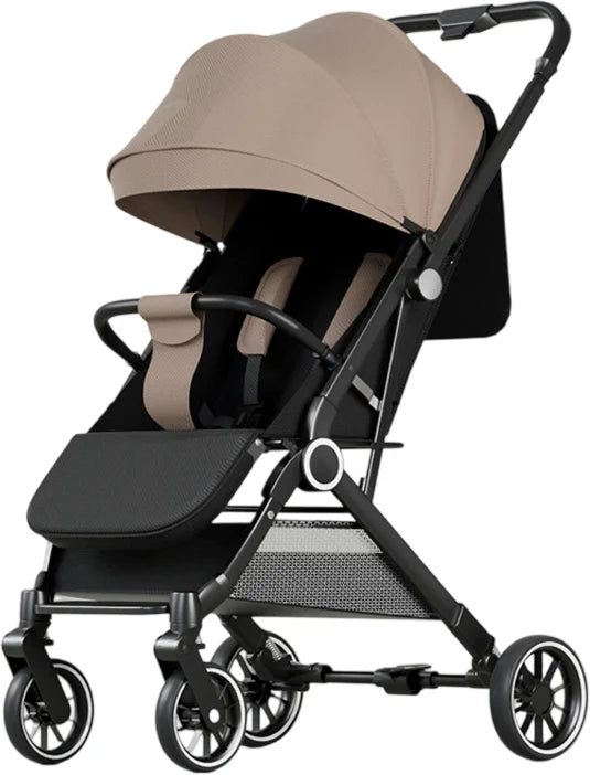 Wholesale Two-Way Baby Umbrella Stroller Lightweight Adjustable Linen Backrest One-Click Folding Safety Belt for Airplane Travel