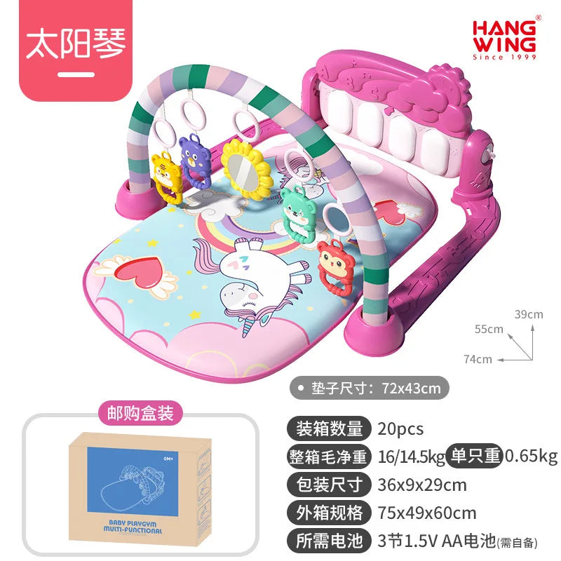 2025 New Baby Music Play Mat Puzzle Carpet Piano Keyboard Infant Playmat Early Education Gym Crawling Game Pad Toy Picnic