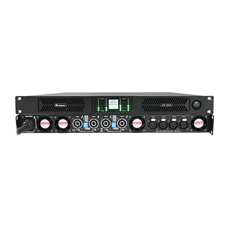 D4-3500 4-Channel Class-D Stage Power Amplifier