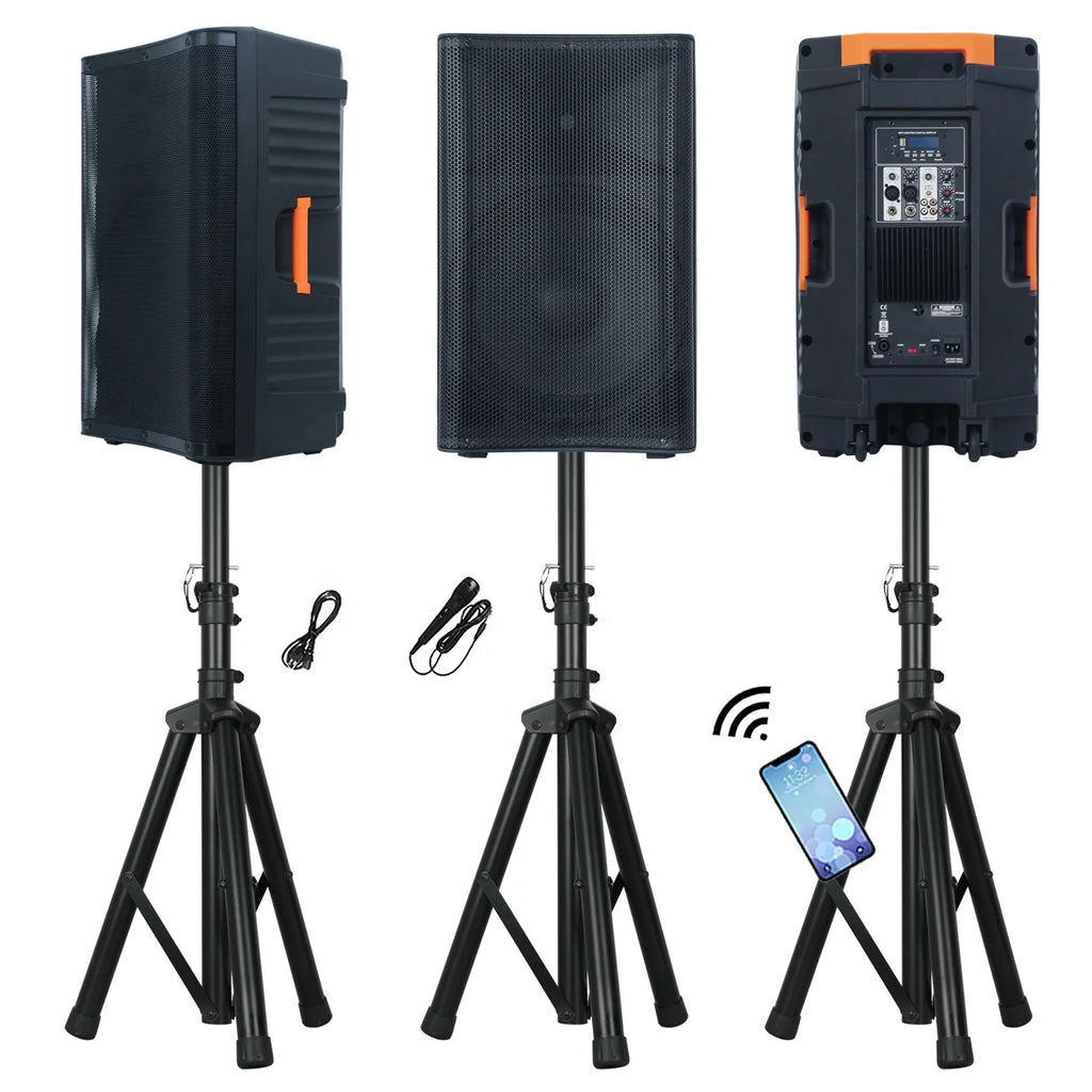 Sistema de altavoz PA activo de 15 pulgadas y 1800 W