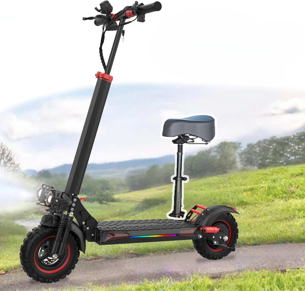 1200W Foldable Electric Scooter with Suspension
