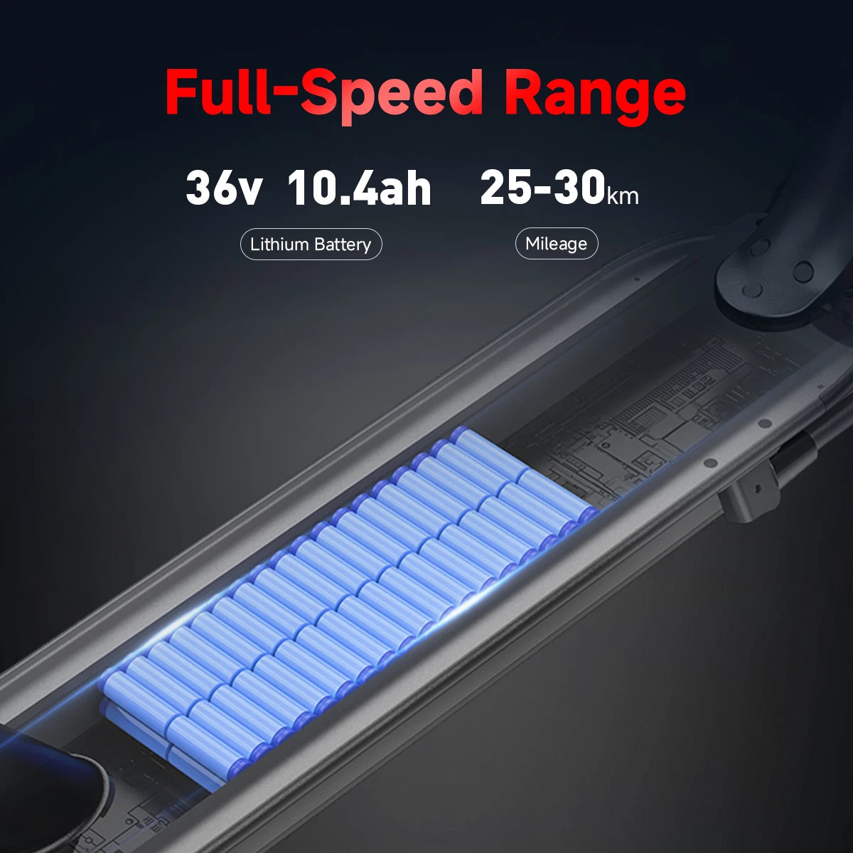 350W Foldable App-Connected Electric Scooter – 36V