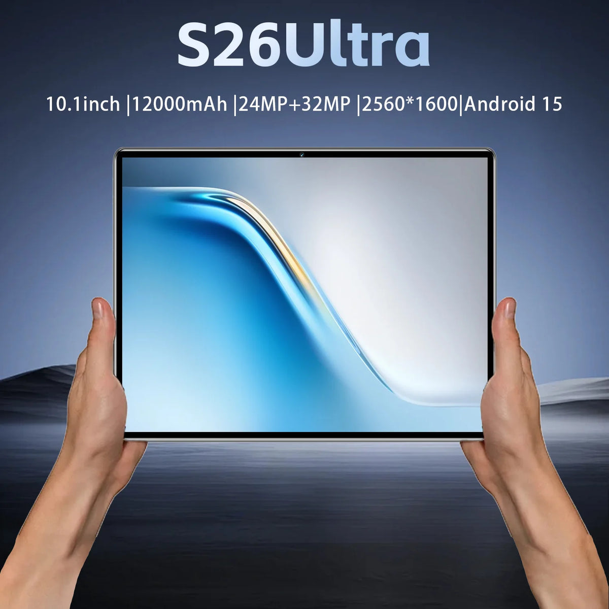 PadS26 Ultra 5G Android Tablet – 16GB/1TB, 10.1-Inch