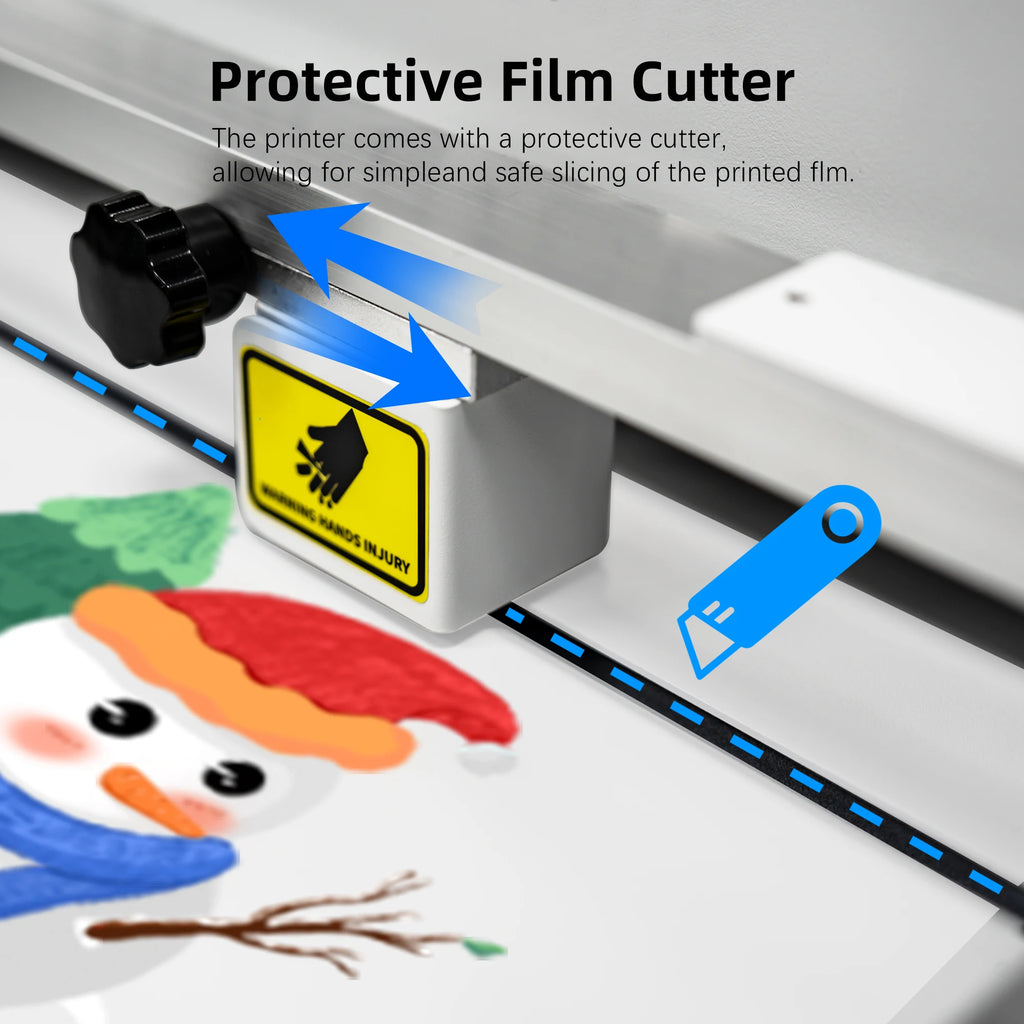 A3 DTF Printer with L1800 Printhead & White Ink Circulation