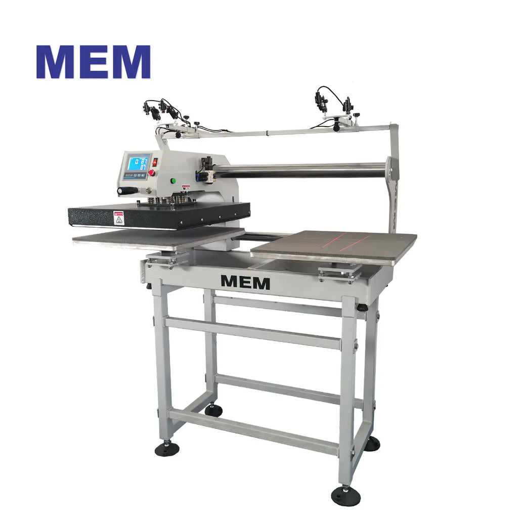 MEM TQ-4050L 16×20 Pneumatic Double-Station Heat Press with Lasers