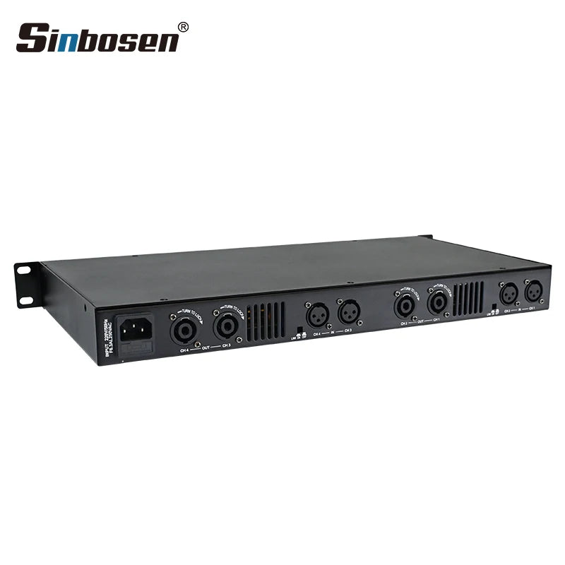 Amplificador de potencia digital profesional de cuatro canales K4-450 de 450 vatios