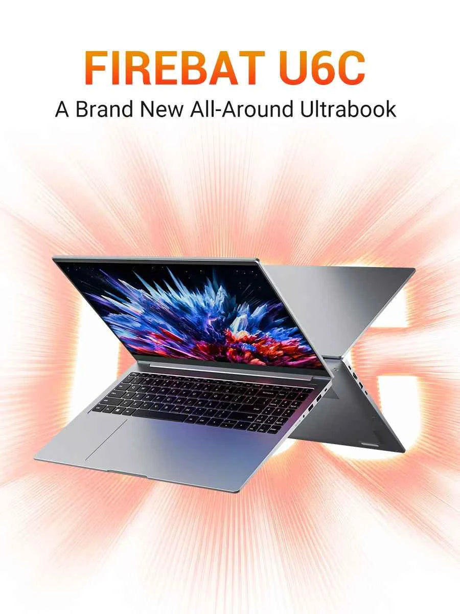 Firebat U6C Laptop – AMD R7 H255, 32GB RAM, 1TB SSD