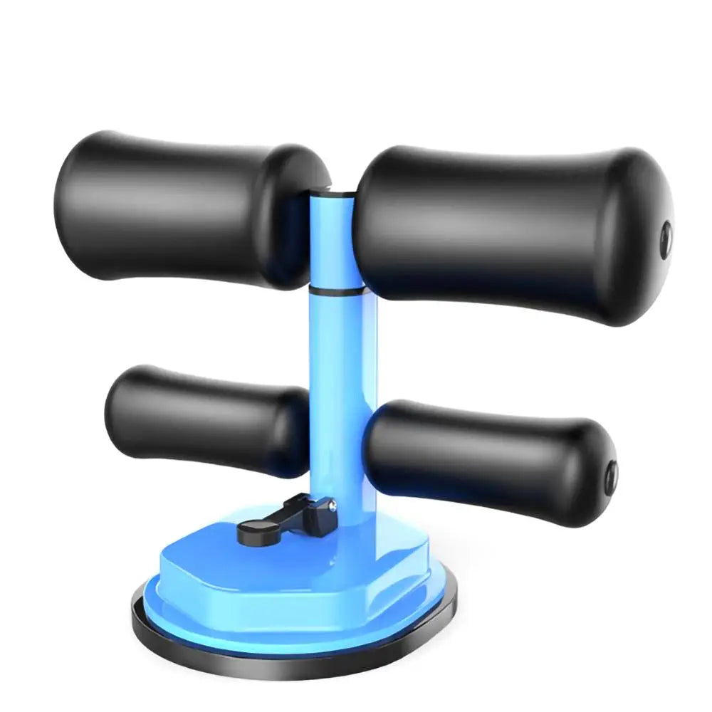 Adjustable Suction Sit-Up Bar with Foam Ankle Support