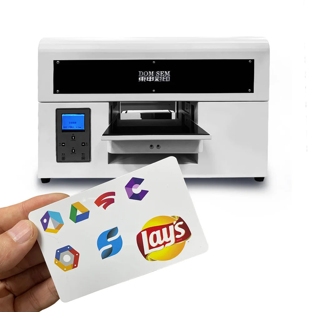 DOMSEM A3+ 30×50 cm UV Flatbed Printer – TX800, CMYK+WW