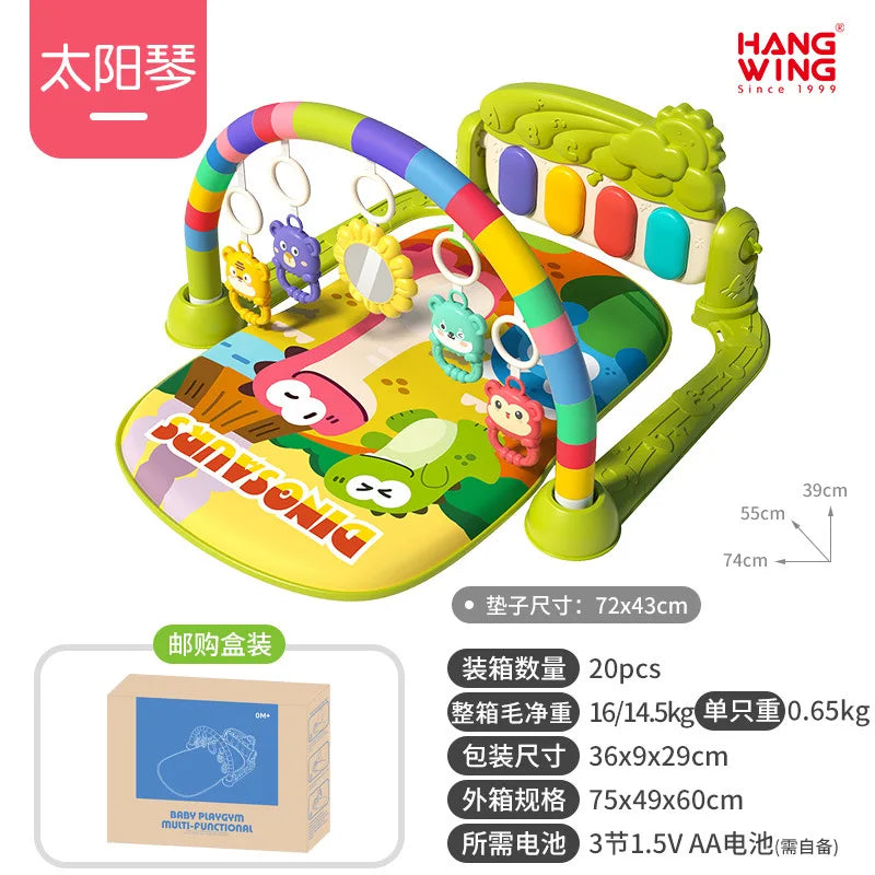 2025 New Baby Music Play Mat Puzzle Carpet Piano Keyboard Infant Playmat Early Education Gym Crawling Game Pad Toy Picnic