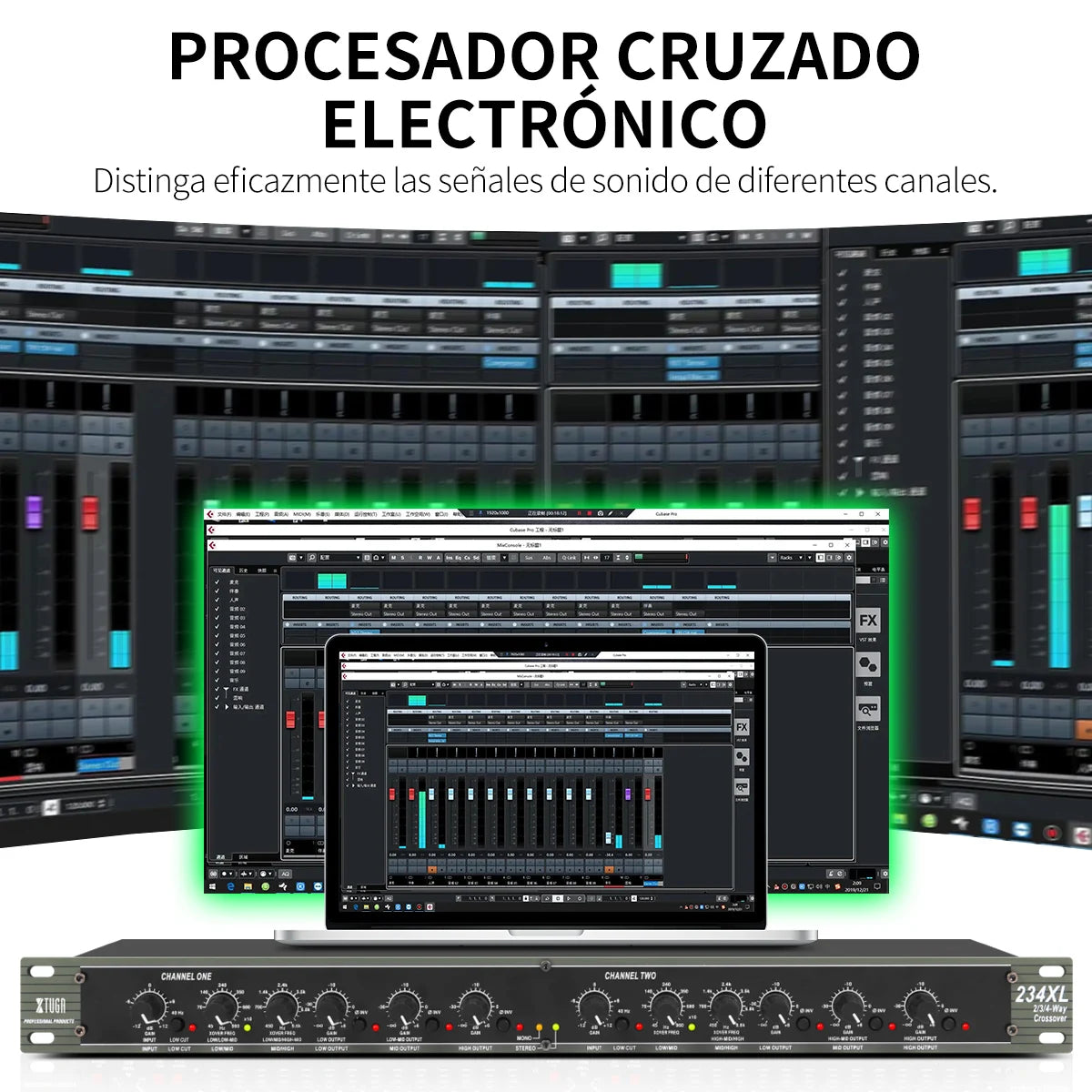 XTUGA 234XL 2/3-Way Stereo & 4-Way Mono Crossover
