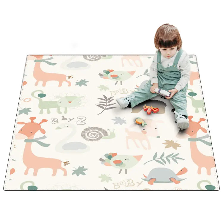 Custom Waterproof PU Leather Baby Play Mat