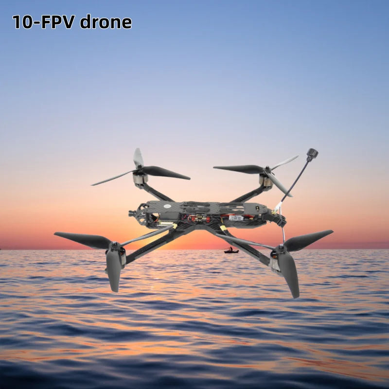 Fast Speed Long Time Fight Beginner 10 Inch Plastic Remote Control FPV Drone Kit with 4K Camera