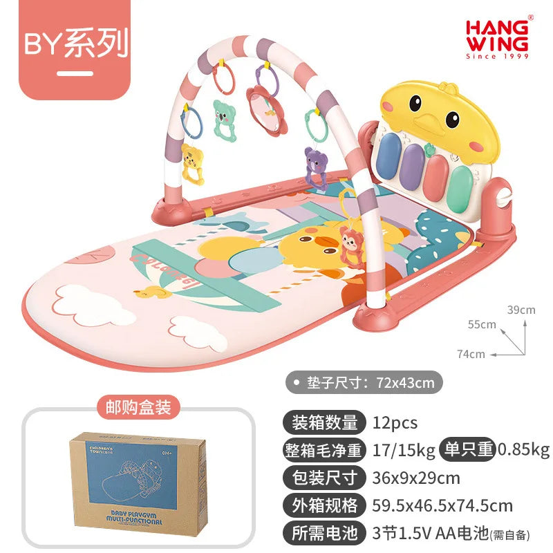 2025 New Baby Music Play Mat Puzzle Carpet Piano Keyboard Infant Playmat Early Education Gym Crawling Game Pad Toy Picnic