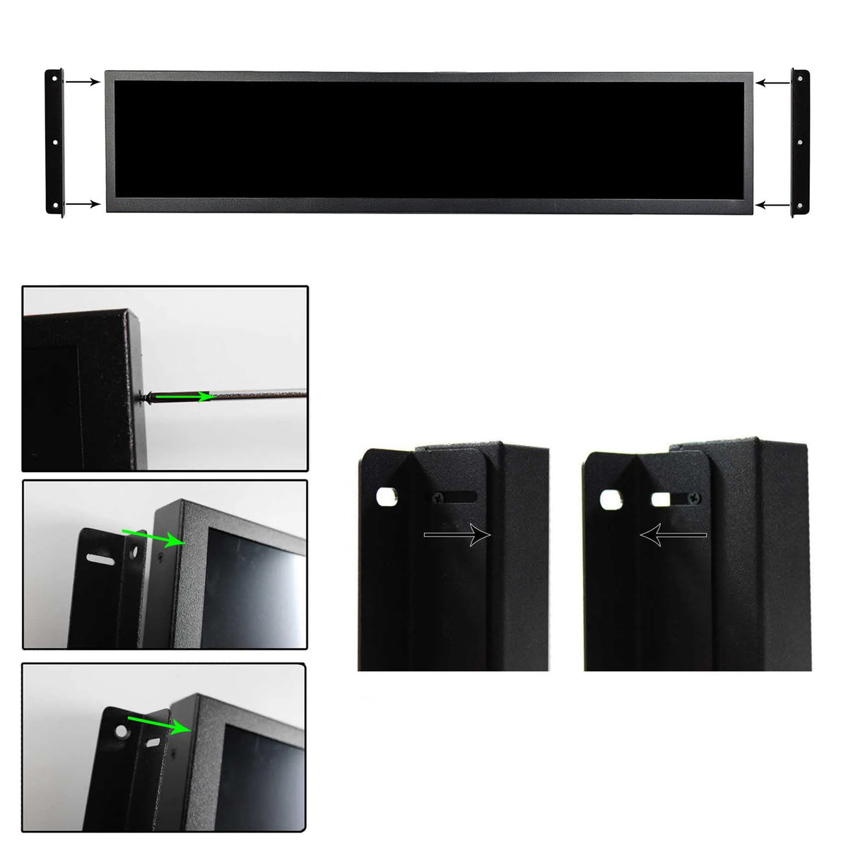 24-Inch Open-Frame Ultra-Wide LCD Monitor – 1920×360