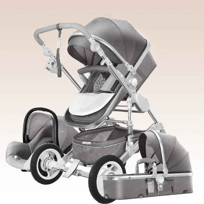 Amazing Selected Baby Stroller 3 in 1 Folding Bi-directional Baby Foldable Stroller Luxury Good Quality Wholesale