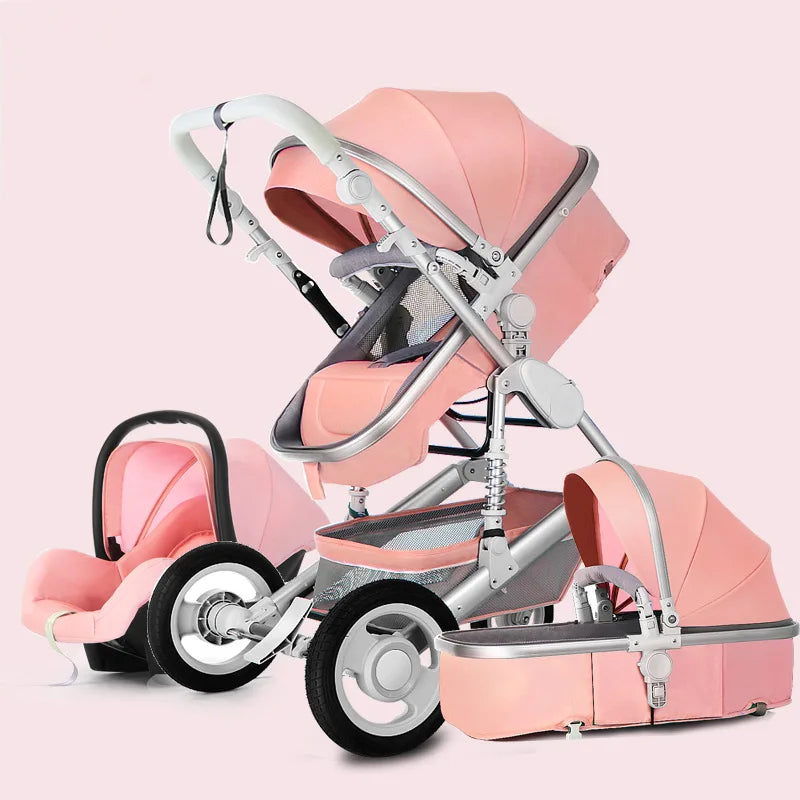 Amazing Selected Baby Stroller 3 in 1 Folding Bi-directional Baby Foldable Stroller Luxury Good Quality Wholesale
