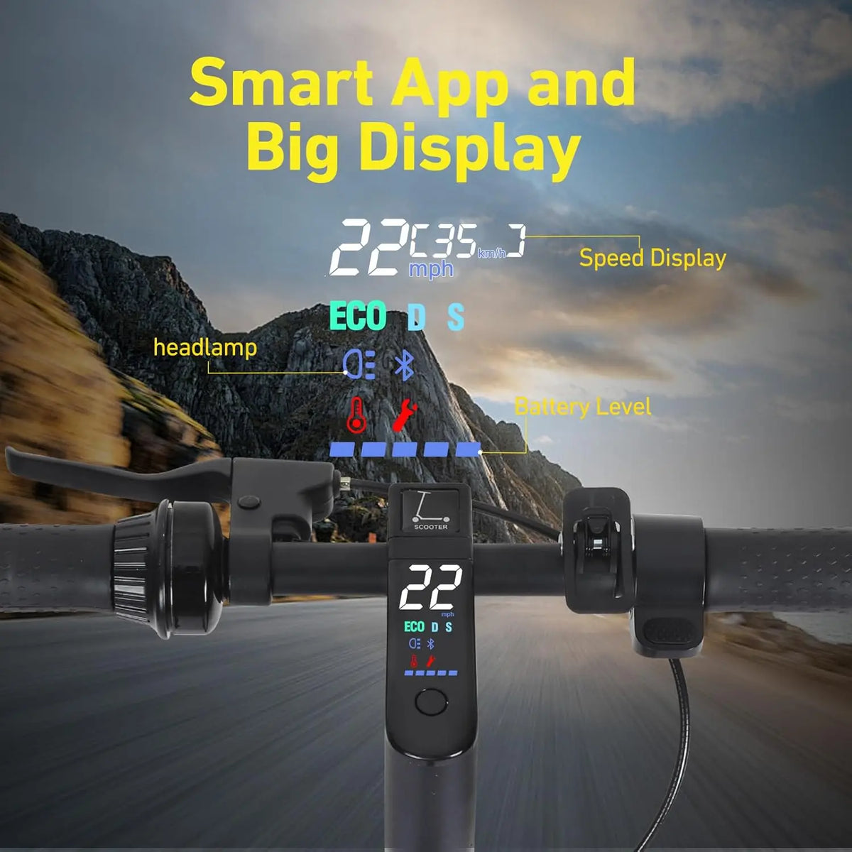 500W 36V Off-Road Foldable Electric Scooter